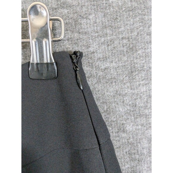 Cyntha Skirt Lined Black Pleated with Zipper Detail Womans Size 8 Flaw - Picture 8 of 12